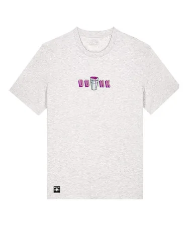 Block Limited - Drank Patch Loose Fit Tee - Ash Grey | blockshops