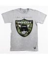 Block Limited - Smokers Tee - Grey/WeedCamo/White