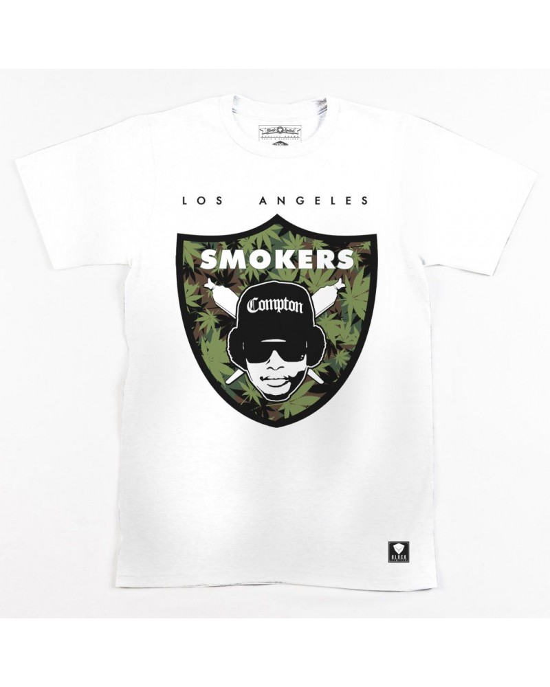 Block Limited - Smokers Tee - White/WeedCamo/Black