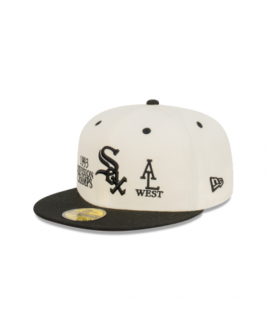 New Era - Chicago White Sox MLB Division Champs 59Fifty Fitted Cap - Off White / Black
