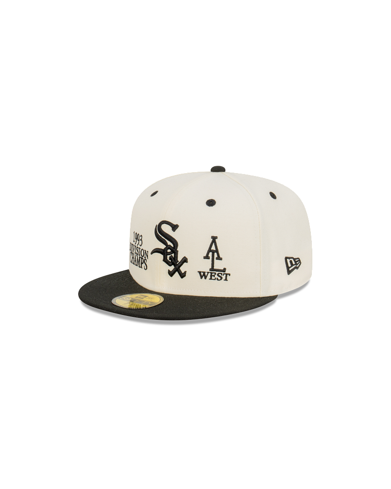 New Era - Chicago White Sox MLB Division Champs 59Fifty Fitted Cap - Off White / Black