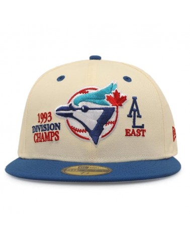 New Era - Blue Jays MLB Division Champs 59Fifty Fitted Cap - Off White / Blue