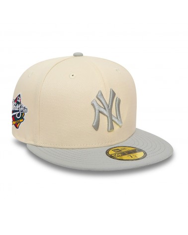 New Era - New York Yankees Team Colour 59Fifty Fitted Cap - Stone / Grey
