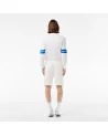 Lacoste - Regular Fit Jogger Shorts With Lacoste Print & Badge - Wh...