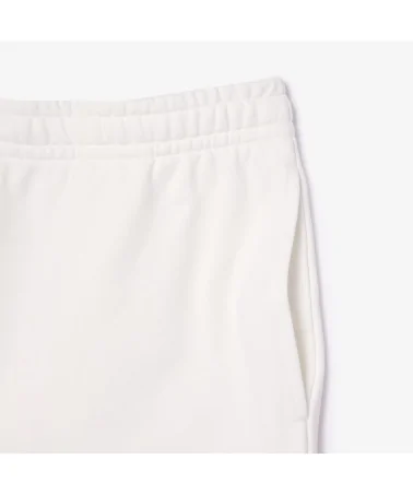 Lacoste - Regular Fit Jogger Shorts With Lacoste Print & Badge - Wh...