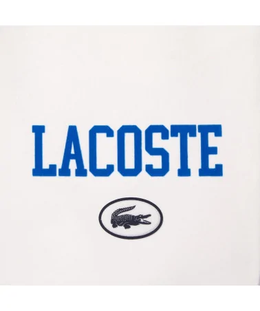 Lacoste - Regular Fit Jogger Shorts With Lacoste Print & Badge - Wh...