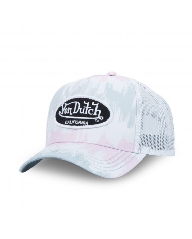 Von Dutch - Rose Trucker Snapback Vibes - White / Pink
