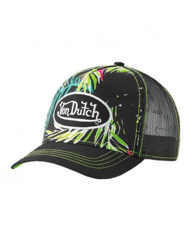Von Dutch - Aloha Trucker Snapback Cap - Black