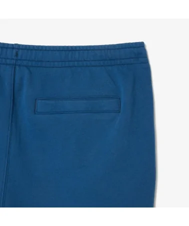 Lacoste - Washed Effect Print Sweatshort - Blue | blockshops