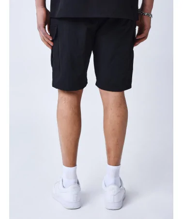 Project X Paris - Textured Cargo Short - Black | blockshops