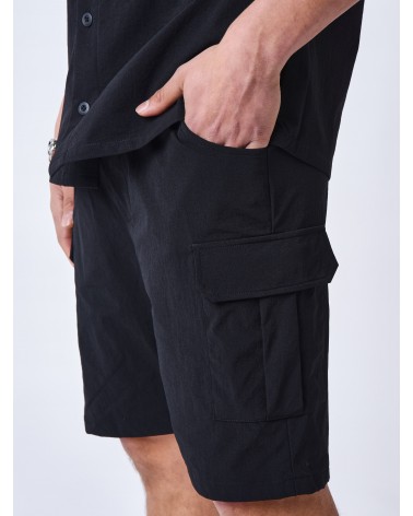 Project X Paris - Textured Cargo Short - Black