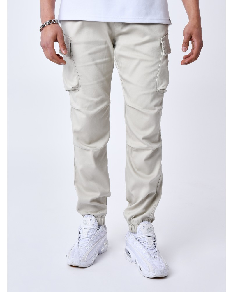 Project X Paris - Monogrammed Details Cargo Pants - Stone