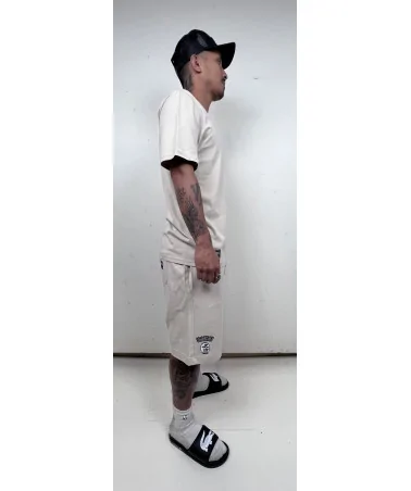 Block Limited - Blockboy Signature Patch Loose Fit Tee - Natural Raw