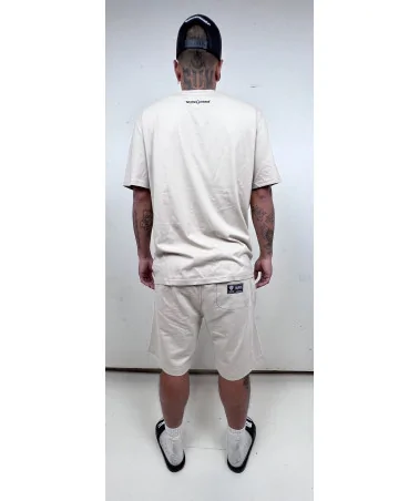 Block Limited - Blockboy Signature Patch Loose Fit Tee - Natural Raw