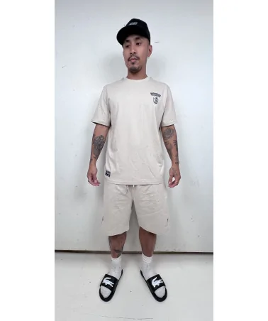 Block Limited - Blockboy Signature Patch Loose Fit Tee - Natural Raw