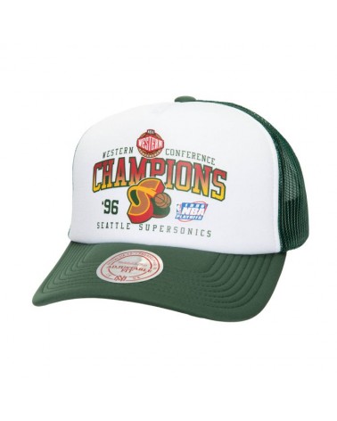 Mitchell & Ness - Champions Trucker HWC Seattle Supersonics - White / Green