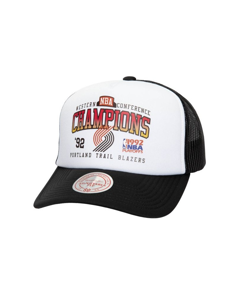 Mitchell & Ness - Champions Trucker HWC Trail Blazers - White / Black