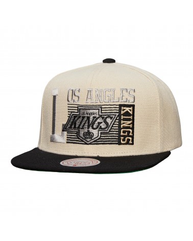Mitchell & Ness - Speed Zone Snapback Vintage Los Angeles Kings - Off White / Black