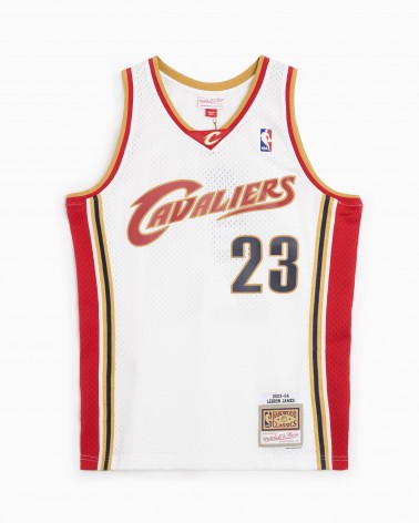 Mitchell & Ness - Swingman Cleveland Cavaliers 03 Lebron James Men's Jersey - White