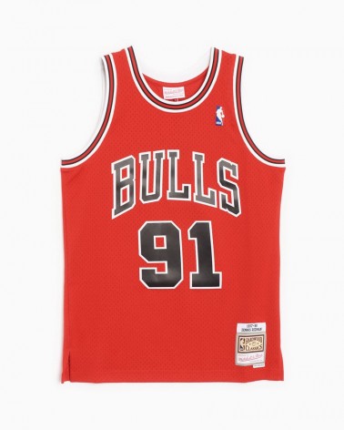 Mitchell & Ness - Swingman Chicago Bulls 97 Dennis Rodman Men's Jersey - Red