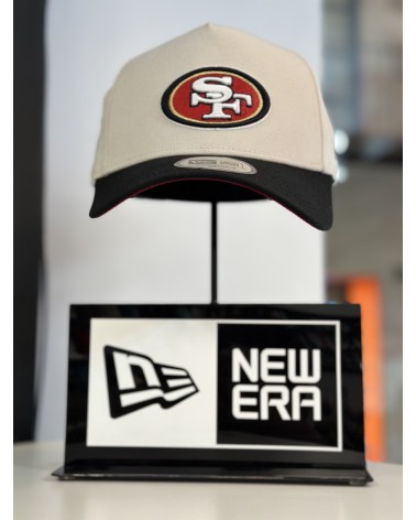 New Era - NFL San Francisco 49Ers E-frame Cap - Beige / Black