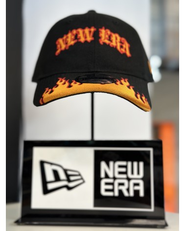 New Era - New Era Race Flame 9Twenty Cap - Black / Orange