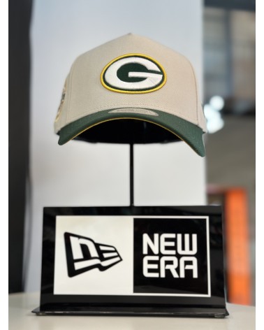 New Era - NFL Green Bay Packers E-frame Cap - Beige / Green