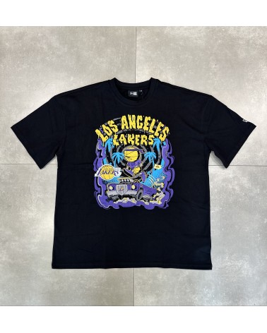 New Era - Los Angeles Lakers Graphic Drip Tee - Black