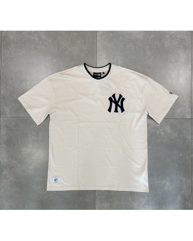 New Era - New York Yankees World Series Patch Tee - Beige