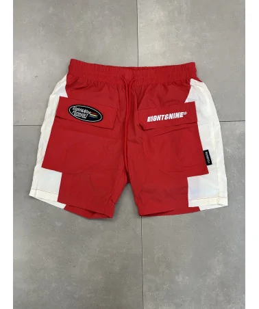 8 & 9 Clothing - Monte Moto Shorts - Red