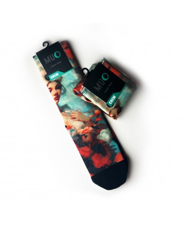 Muo - Flower Muse Original Crew Socks - Mc