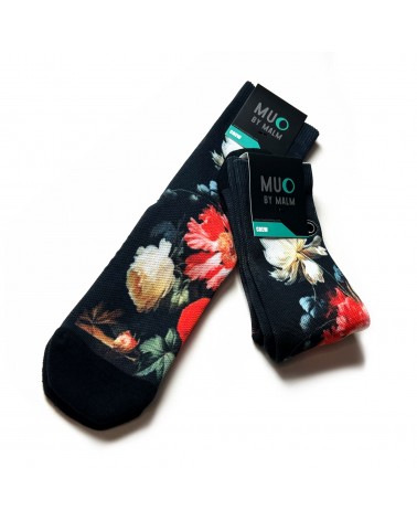 Muo - Floral Symphony Original Crew Socks - Mc