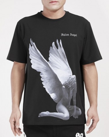 Roku Studio - Fallen Angel Crying Tee - Black