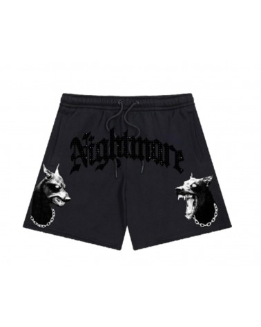 Roku Studio - Nightmare  Fleece Shorts - Black