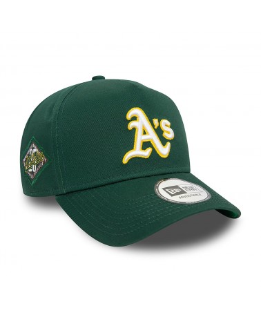 New Era - Oakland Athletics MLB Side Patch 9FORTY E-Frame Adjustable Cap - Dark Green
