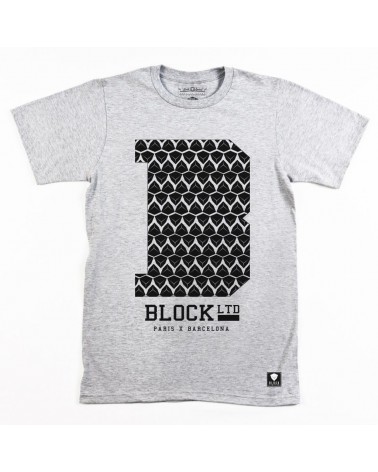 Block Limited - B College Tee - Grey