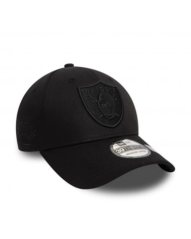 New Era - Las Vegas Raiders Monochrome 39THIRTY Stretch Fit Cap - Black