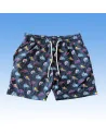 Block Limited - Ice Cream Man All Over print Short - Black/Mc