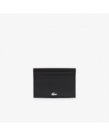Lacoste - Credit Card Holder in Leather - Black