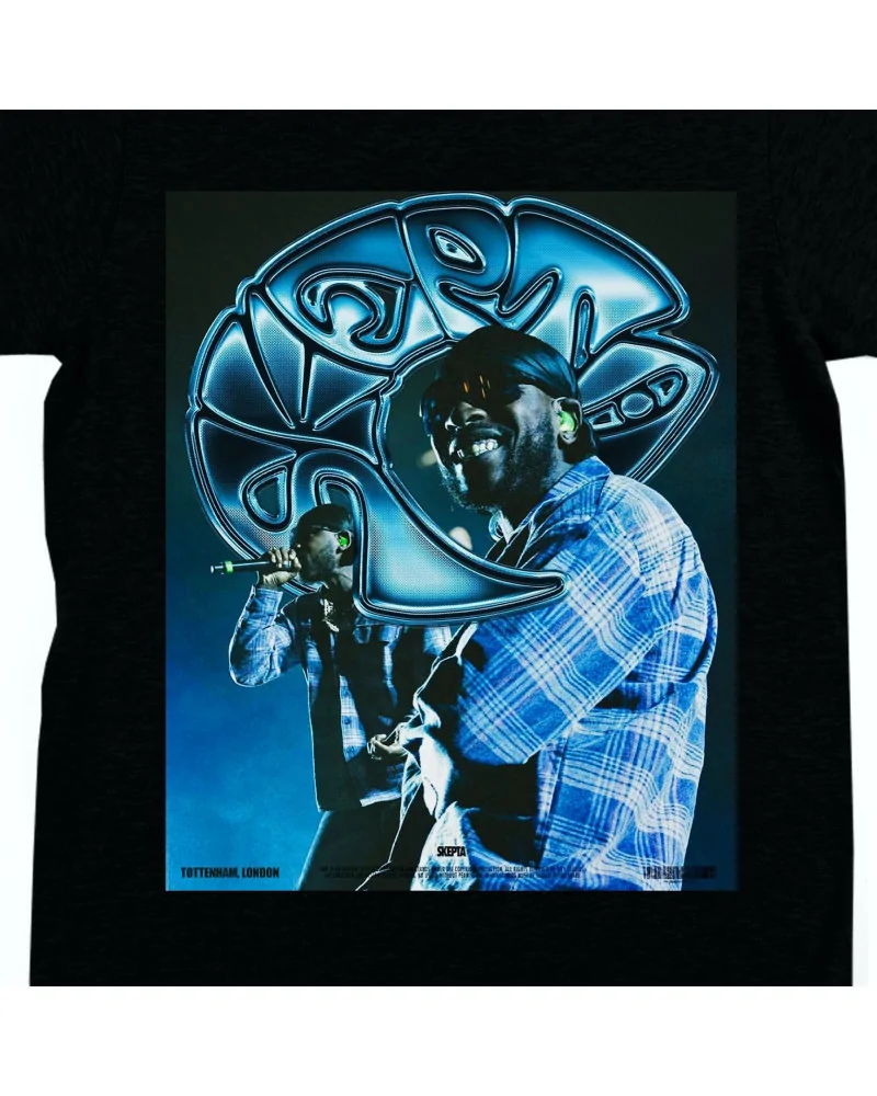Block Custom - Skepta Chrome Tee - Black | blockshops
