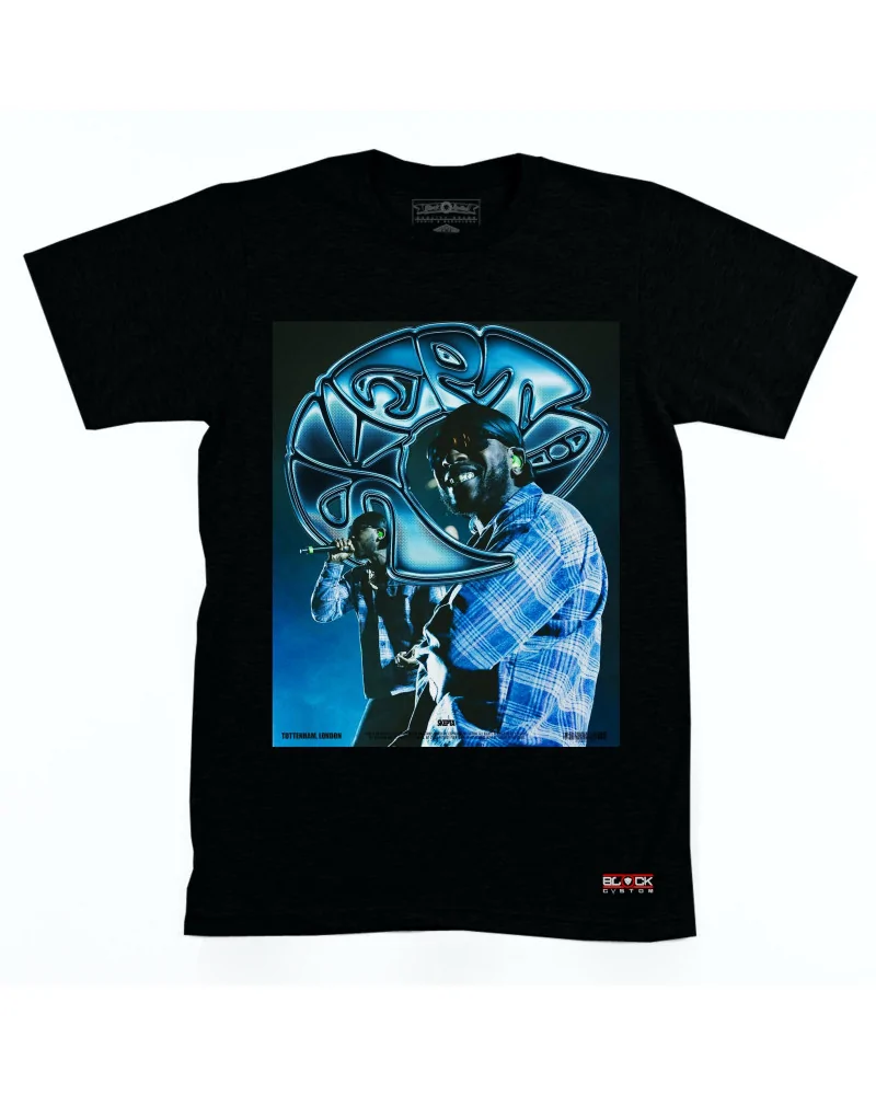 Block Custom - Skepta Chrome Tee - Black | blockshops