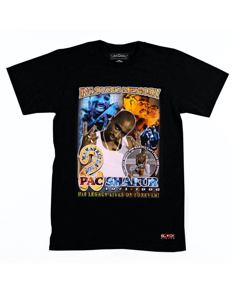 Block Custom - 2Pac Forever Legacy Tee - Black | blockshops