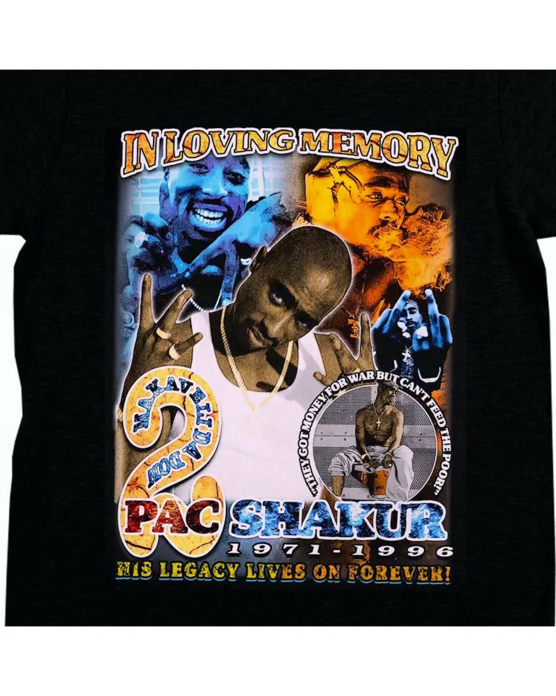 Block Custom - 2Pac Forever Legacy Tee - Black | blockshops
