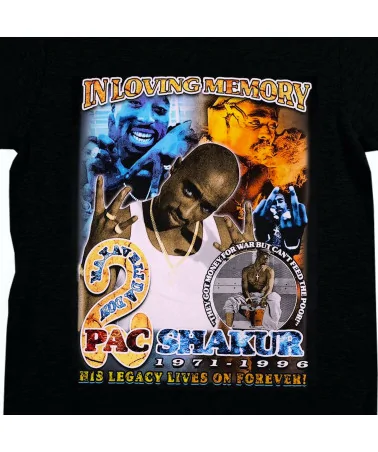 Block Custom - 2Pac Forever Legacy Tee - Black | blockshops