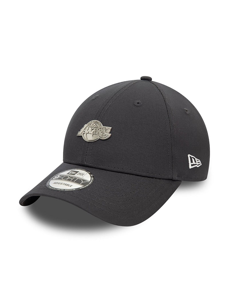 New Era - LA Lakers Metallic Pin 9FORTY Cap - Grey