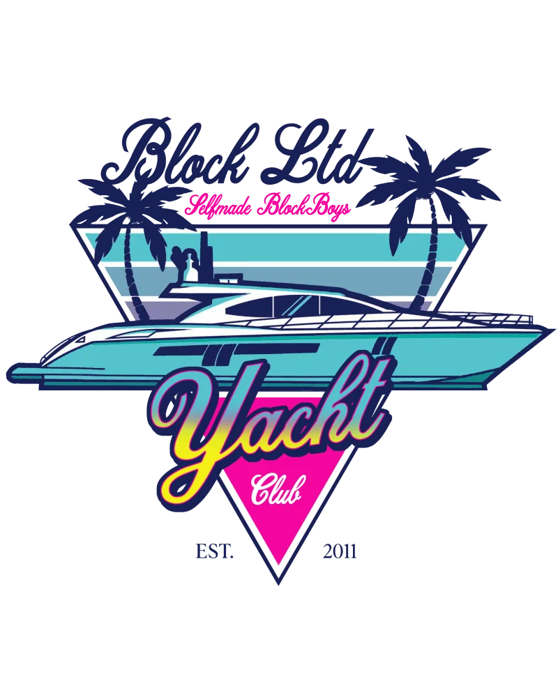 Block Limited - Yacht Club Loose Fit Tee - White