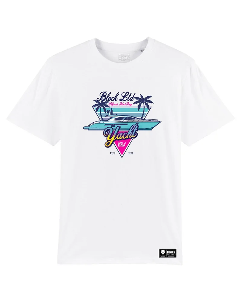 Block Limited - Yacht Club Loose Fit Tee - White