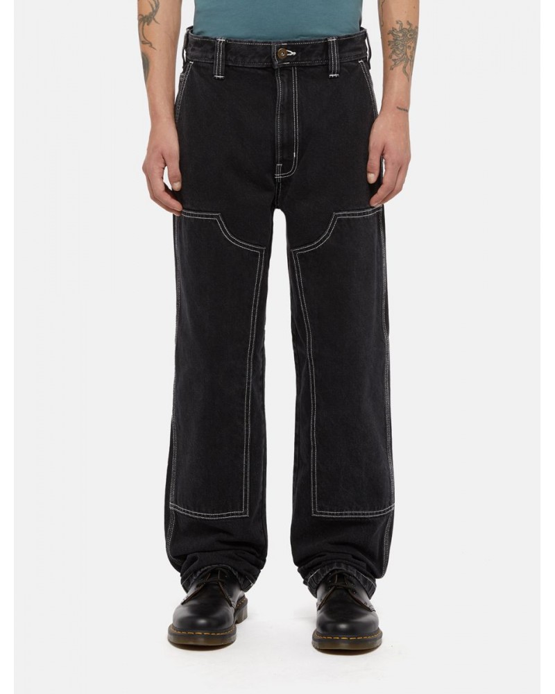 Dickies Life - Madison Double Knee Denim Trousers - Black