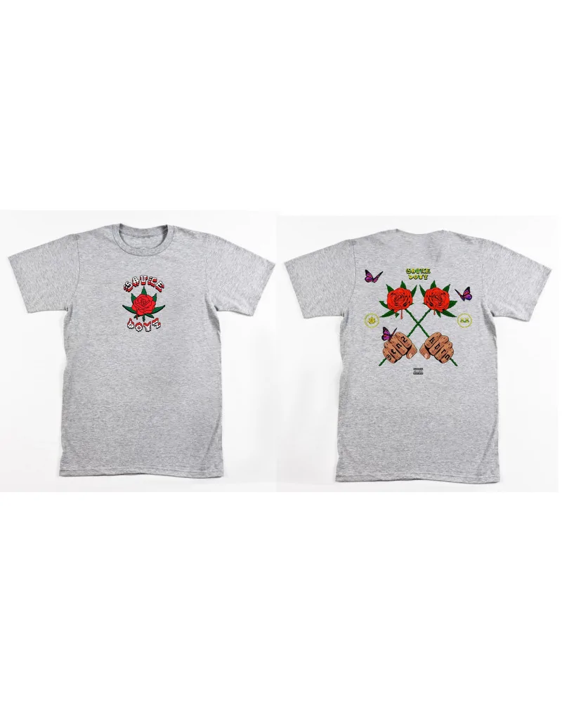 Block Custom - Sauce Boyz Merch Tee - Heather Grey | blockshops