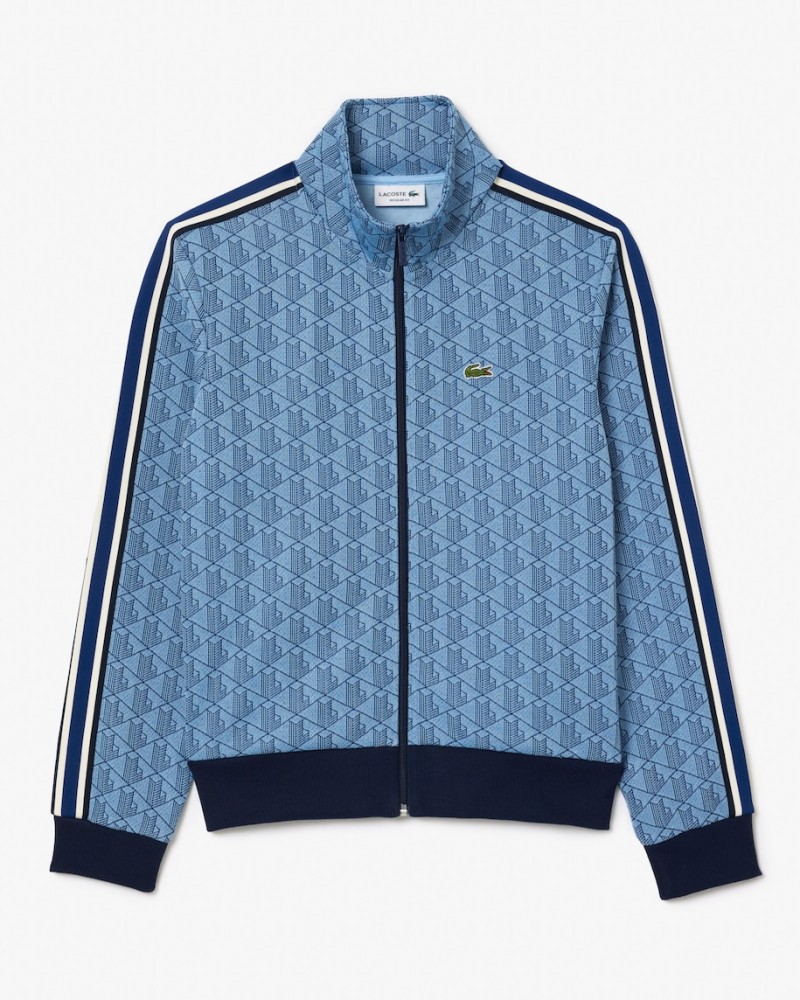 Lacoste - Monogram Track Jacket - Light Blue